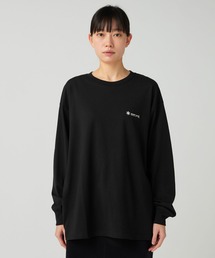 Snow Peak | Snow Peak / Soft Cotton Relaxed Logo L/S T-Shirt ソフトコットン リラックスロゴ ロング Tシャツ(Tシャツ/カットソー)