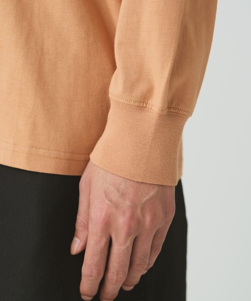 Snow Peak（スノーピーク）の「Snow Peak / Soft Cotton Relaxed Logo L/S T-Shirt ソフトコットン リラックスロゴ ロング Tシャツ（Tシャツ/カットソー・メンズ・ホワイト/ブラック/オレンジ・1/S/M/L/XL/XXL）」の14枚目の写真