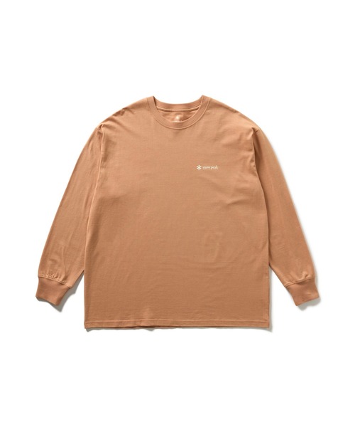 Snow Peak（スノーピーク）の「Snow Peak / Soft Cotton Relaxed Logo L/S T-Shirt ソフトコットン リラックスロゴ ロング Tシャツ（Tシャツ/カットソー・メンズ・ホワイト/ブラック/オレンジ・1/S/M/L/XL/XXL）」の17枚目の写真