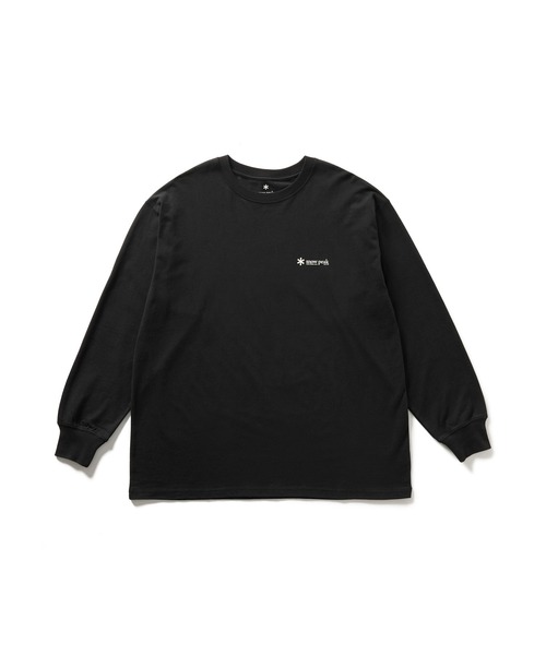 Snow Peak（スノーピーク）の「Snow Peak / Soft Cotton Relaxed Logo L/S T-Shirt ソフトコットン リラックスロゴ ロング Tシャツ（Tシャツ/カットソー・メンズ・ホワイト/ブラック/オレンジ・1/S/M/L/XL/XXL）」の15枚目の写真