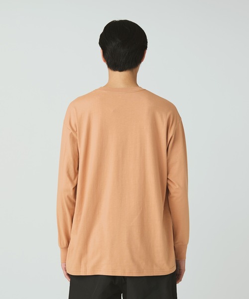 Snow Peak（スノーピーク）の「Snow Peak / Soft Cotton Relaxed Logo L/S T-Shirt ソフトコットン リラックスロゴ ロング Tシャツ（Tシャツ/カットソー・メンズ・ホワイト/ブラック/オレンジ・1/S/M/L/XL/XXL）」の11枚目の写真