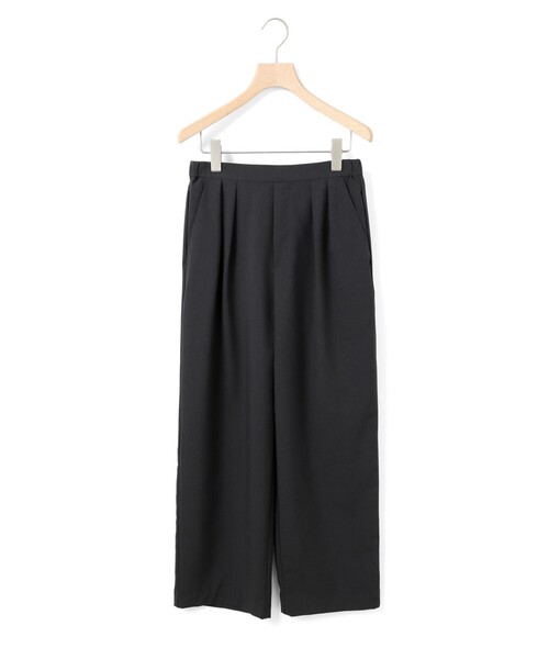 MidiUmi（ミディウミ）の「MidiUmi ワイドスラックスパンツ（その他パンツ・レディース・グレー/チャコールグレー/ブラック・FREE）」の2枚目の写真