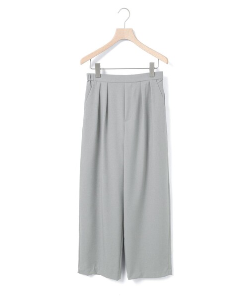 MidiUmi（ミディウミ）の「MidiUmi ワイドスラックスパンツ（その他パンツ・レディース・グレー/チャコールグレー/ブラック・FREE）」の16枚目の写真