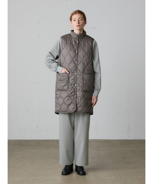 MidiUmi（ミディウミ）の「MidiUmi ワイドスラックスパンツ（その他パンツ・レディース・グレー/チャコールグレー/ブラック・FREE）」の6枚目の写真