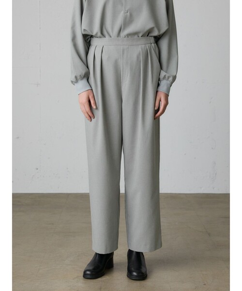MidiUmi（ミディウミ）の「MidiUmi ワイドスラックスパンツ（その他パンツ・レディース・グレー/チャコールグレー/ブラック・FREE）」の7枚目の写真