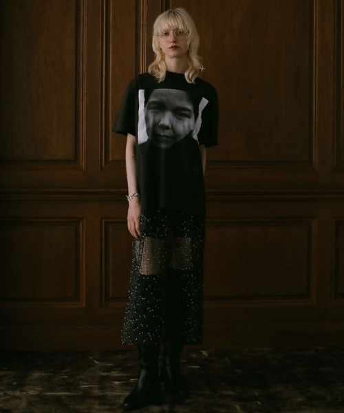 BAYFLOW（ベイフロー）の「【EF(エフ)】ネップメッシュドレス（WOMEN）（ワンピース・レディース・ブラック/カーキ・FREE）」の19枚目の写真