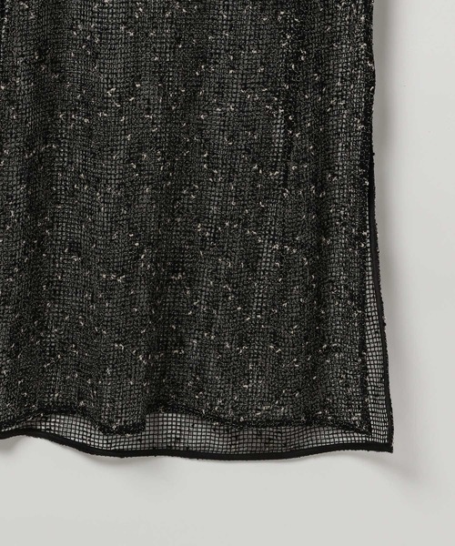 BAYFLOW（ベイフロー）の「【EF(エフ)】ネップメッシュドレス（WOMEN）（ワンピース・レディース・ブラック/カーキ・FREE）」の8枚目の写真