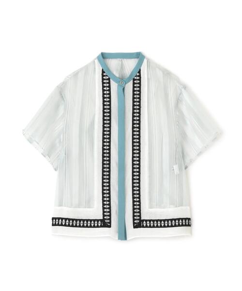 セール】シアーストライプブラウス（シャツ/ブラウス）｜ADORE