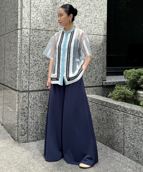 【25ss 新品】ADORE アドーア ブラウス シアー シアーストライプブラウス | ADORE（アドーア） ｜【公式】通販