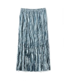 mizuiro ind サテンワッシャープリーツスカート