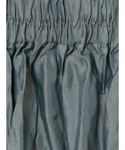 mizuiroind（ミズイロインド）の「mizuiro ind サテンワッシャープリーツスカート（スカート・レディース・グレー/ライトブルー/ブラック・FREE）」の6枚目の写真