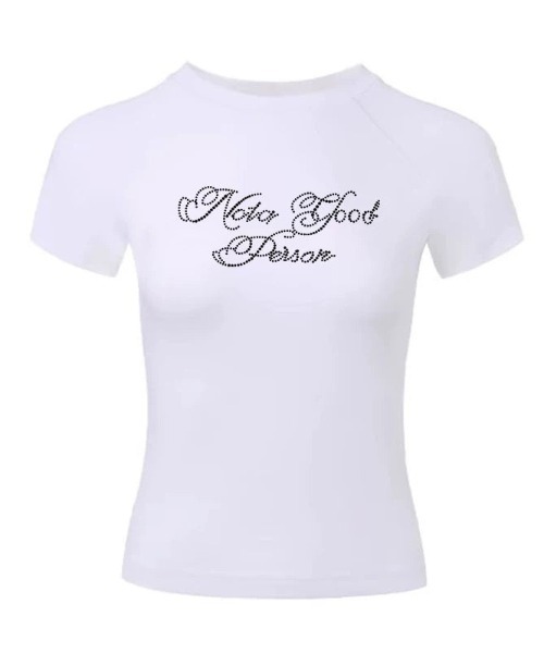 ZIPPER CLUB(ZIPPER CLUB ジッパークラブ)の「Edge letter Tshirt(Tシャツ/カットソー・レディース・ホワイト/ブラック・LARGE/MEDIUM/SMALL)」の17枚目の写真