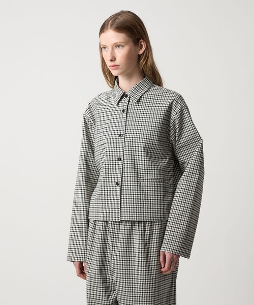 Steven Alan(スティーブンアラン)の「<Steven Alan>ハウンドトゥース シャツ(シャツ/ブラウス・レディース・オフホワイト/モカ・S/M)」の7枚目の写真