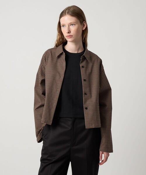 Steven Alan(スティーブンアラン)の「<Steven Alan>ハウンドトゥース シャツ(シャツ/ブラウス・レディース・オフホワイト/モカ・S/M)」の11枚目の写真