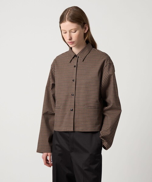 Steven Alan(スティーブンアラン)の「<Steven Alan>ハウンドトゥース シャツ(シャツ/ブラウス・レディース・オフホワイト/モカ・S/M)」の13枚目の写真