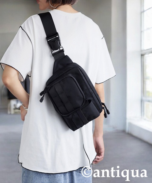 antiqua（アンティカ）の「ミニショルダーバッグ（ショルダーバッグ・レディース・ブラック・FREE）」の6枚目の写真