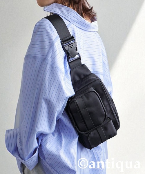 antiqua（アンティカ）の「ミニショルダーバッグ（ショルダーバッグ・レディース・ブラック・FREE）」の7枚目の写真