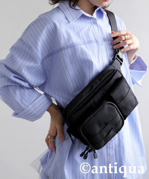 antiqua（アンティカ）の「ミニショルダーバッグ（ショルダーバッグ・レディース・ブラック・FREE）」の8枚目の写真
