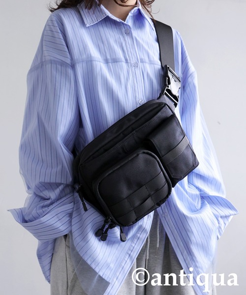 antiqua（アンティカ）の「ミニショルダーバッグ（ショルダーバッグ・レディース・ブラック・FREE）」の9枚目の写真