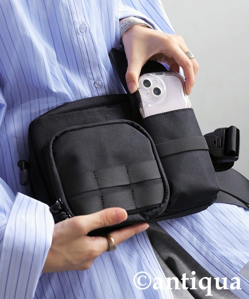 antiqua（アンティカ）の「ミニショルダーバッグ（ショルダーバッグ・レディース・ブラック・FREE）」の10枚目の写真
