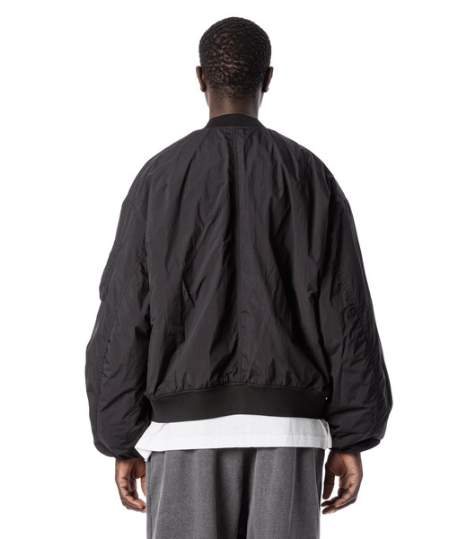 Sandinista（サンディニスタ）の「MA-1 - Overdyed / 後染めエムエーワン（MA-1・メンズ・ブラック/グレー・LARGE/MEDIUM/SMALL）」の13枚目の写真