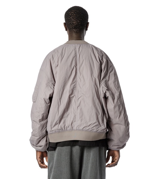 Sandinista（サンディニスタ）の「MA-1 - Overdyed / 後染めエムエーワン（MA-1・メンズ・ブラック/グレー・LARGE/MEDIUM/SMALL）」の16枚目の写真