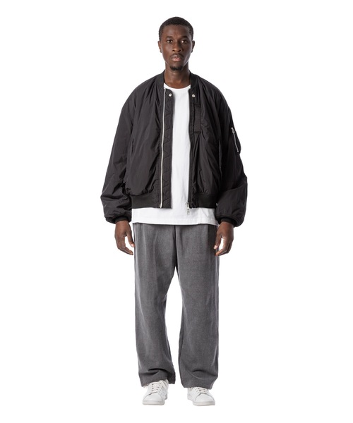 Sandinista（サンディニスタ）の「MA-1 - Overdyed / 後染めエムエーワン（MA-1・メンズ・ブラック/グレー・LARGE/MEDIUM/SMALL）」の17枚目の写真