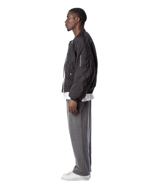 Sandinista（サンディニスタ）の「MA-1 - Overdyed / 後染めエムエーワン（MA-1・メンズ・ブラック/グレー・LARGE/MEDIUM/SMALL）」の18枚目の写真