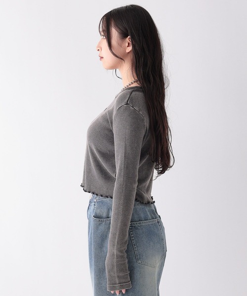 repipi armario（レピピ アルマリオ）の「A.Washリブインナー（Tシャツ/カットソー・キッズ・ブラック系/ブルー系/ブラウン系/ホワイト系・MEDIUM/LARGE/SMALL）」の19枚目の写真