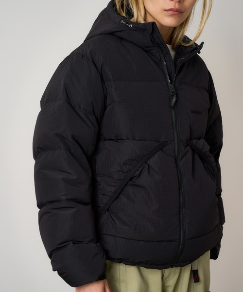 セール】DOWN PUFFER HOODED JACKET｜ダウンパファーフーデッド