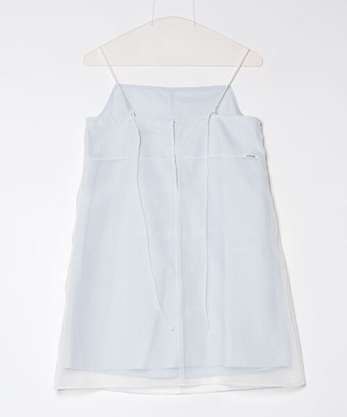 SHIPS（シップス）の「LEVAR:LAYERED SHEER SLIP DRESS（ワンピース・レディース・ブラック/ライトブルー・ONE SIZE）」の3枚目の写真