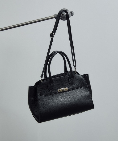 SALON adam et rope'（サロン アダム エ ロペ）の「【AULENTTI（オーレンティ）】ハンドバッグ（ハンドバッグ・レディース・ブラウン系その他/ブラック・FREE）」の3枚目の写真