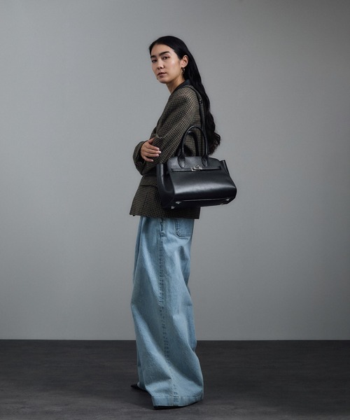 SALON adam et rope'（サロン アダム エ ロペ）の「【AULENTTI（オーレンティ）】ハンドバッグ（ハンドバッグ・レディース・ブラウン系その他/ブラック・FREE）」の6枚目の写真