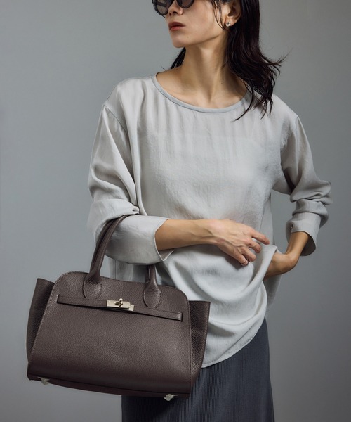 SALON adam et rope'（サロン アダム エ ロペ）の「【AULENTTI（オーレンティ）】ハンドバッグ（ハンドバッグ・レディース・ブラウン系その他/ブラック・FREE）」の8枚目の写真