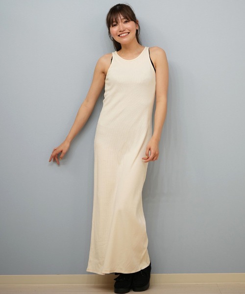 BILLABONG（ビラボン）の「BILLABONG/ビラボン ワンピース 2点セット BF014-351（ワンピース・レディース・オフホワイト/スミクロ・M）」の3枚目の写真