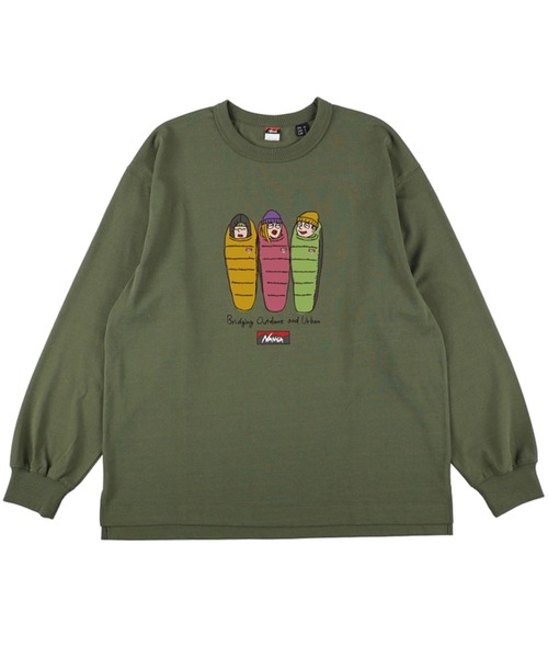 NANGA(ナンガ)の「ECO HYBRID L/S TEE/3SLB/エコハイブリッド ロングスリーブティー / 3SLB(Tシャツ/カットソー・メンズ・ブラック/グリーン/ホワイト・XL/L/M/S)」の3枚目の写真