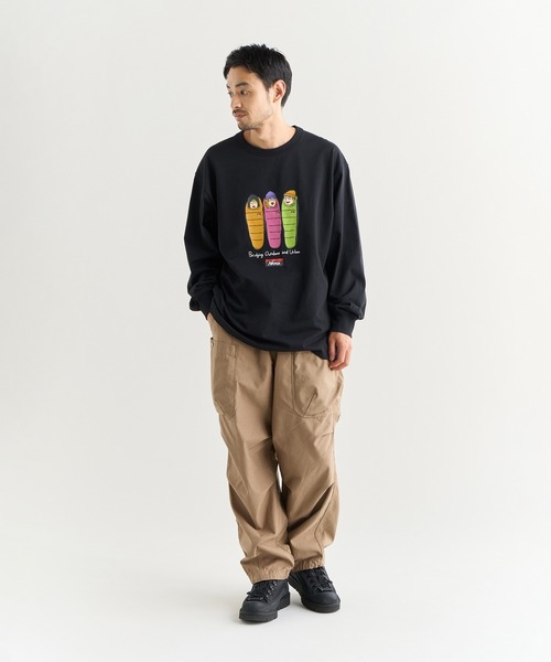 NANGA(ナンガ)の「ECO HYBRID L/S TEE/3SLB/エコハイブリッド ロングスリーブティー / 3SLB(Tシャツ/カットソー・メンズ・ブラック/グリーン/ホワイト・XL/L/M/S)」の5枚目の写真