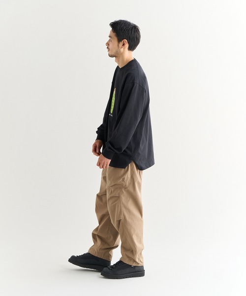 NANGA(ナンガ)の「ECO HYBRID L/S TEE/3SLB/エコハイブリッド ロングスリーブティー / 3SLB(Tシャツ/カットソー・メンズ・ブラック/グリーン/ホワイト・XL/L/M/S)」の6枚目の写真