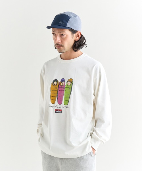 NANGA(ナンガ)の「ECO HYBRID L/S TEE/3SLB/エコハイブリッド ロングスリーブティー / 3SLB(Tシャツ/カットソー・メンズ・ブラック/グリーン/ホワイト・XL/L/M/S)」の8枚目の写真