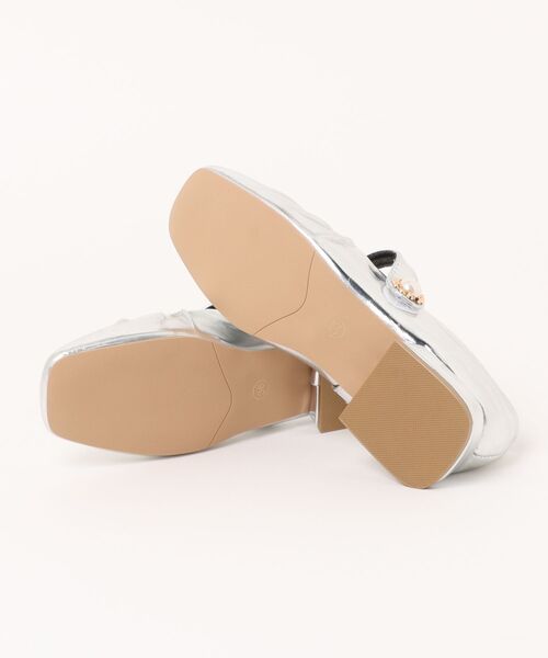 shoes365（シューズスリーシックスファイヴ）の「クラシックメリージェーン（パンプス・レディース・ブラック/シルバー・23.0cm/23.5cm/24.0cm/24.5cm/25.0cm）」の19枚目の写真