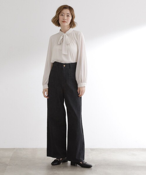 grove（グローブ）の「【Lee×grove別注】SAILOR STRAP DENIM（デニムパンツ・レディース・ブルー系その他/ネイビー・01/02/03）」の10枚目の写真