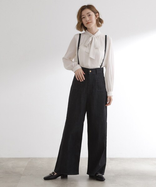 grove（グローブ）の「【Lee×grove別注】SAILOR STRAP DENIM（デニムパンツ・レディース・ブルー系その他/ネイビー・01/02/03）」の11枚目の写真