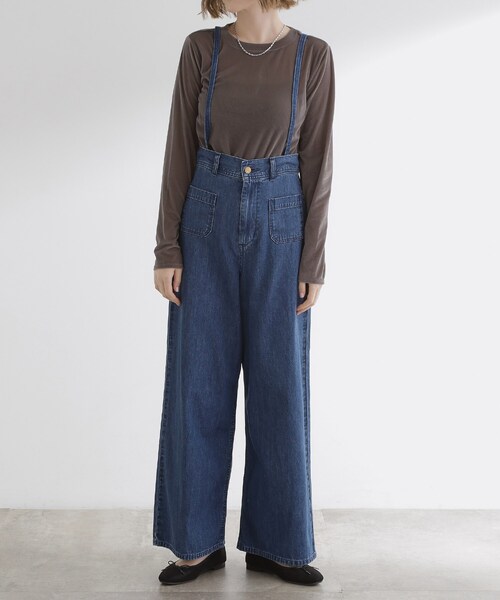 grove（グローブ）の「【Lee×grove別注】SAILOR STRAP DENIM（デニムパンツ・レディース・ブルー系その他/ネイビー・01/02/03）」の15枚目の写真