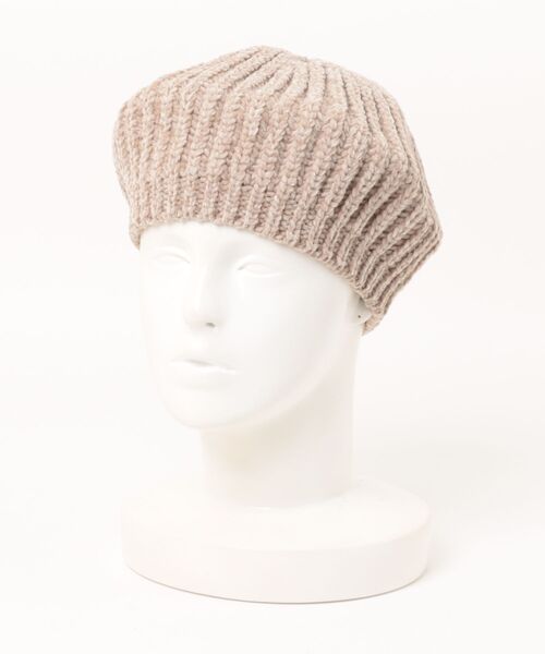 チャイハネ(チャイハネ)の「【チャイハネ】モールニットベレー帽(ハンチング/ベレー帽・レディース・ベージュ/ブラック/グレー/グリーン・FREE)」の12枚目の写真