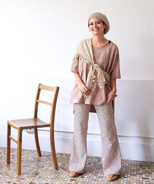 チャイハネ(チャイハネ)の「【チャイハネ】モールニットベレー帽(ハンチング/ベレー帽・レディース・ベージュ/ブラック/グレー/グリーン・FREE)」の10枚目の写真