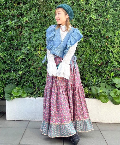 チャイハネ(チャイハネ)の「【チャイハネ】モールニットベレー帽(ハンチング/ベレー帽・レディース・ベージュ/ブラック/グレー/グリーン・FREE)」の18枚目の写真