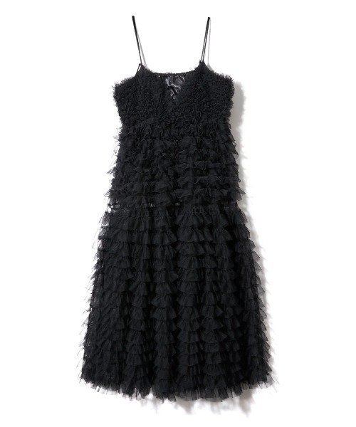 NOTREemor（ノートルエモア）の「tiered tulle dress（ワンピース・レディース・アイボリー/ブラック・FREE）」の19枚目の写真