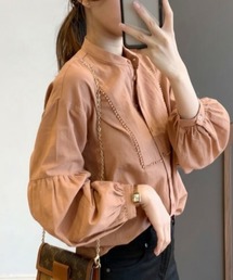calmeのトップス Maison Calme ニット セーター 「26年春夏新作」カシュクールドレープ