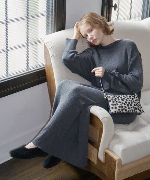 RIPANI（リパーニ）の「【RIPANI】レザーハンドルヘアカーフハンドバッグ(Q56459)（ハンドバッグ・レディース・マルチ/ブラック系その他・ALL）」の9枚目の写真