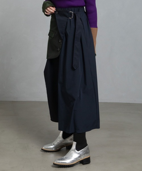 MARECHAL TERRE(マルシャルテル)の「ジャケットジョイントスカート(スカート・レディース・ブラック/チャコールグレー/カーキ/ネイビー・MEDIUM)」の7枚目の写真